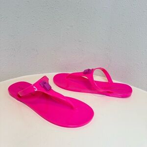 Kurt Geiger London Brixton Fuchsia Women’s Jelly Sandals 
Sz 8 NIB